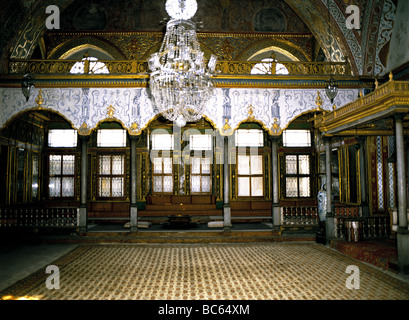 Imperial Hall, le palais de Topkapi, Istanbul, Turquie Banque D'Images