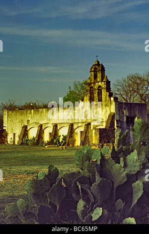 La mission de San Juan Capistrano à San Antonio Texas USA Banque D'Images