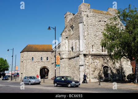 La maison de Dieu et Musée d'archéologie Southampton Hampshire Angleterre Banque D'Images