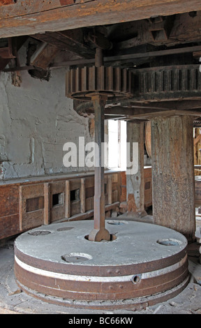 Côté pignons dans un moulin à eau Banque D'Images