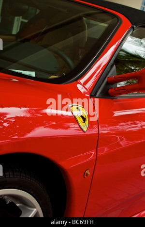 Hot Red sportscar Banque D'Images