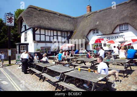 Red Lion Pub, Avebury, UK Banque D'Images