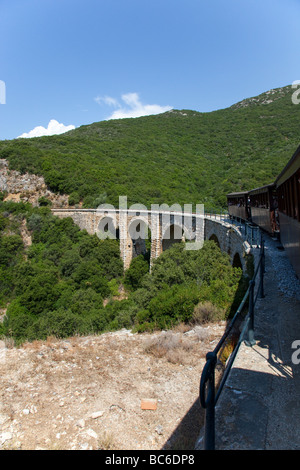 Train de Pelion Banque D'Images