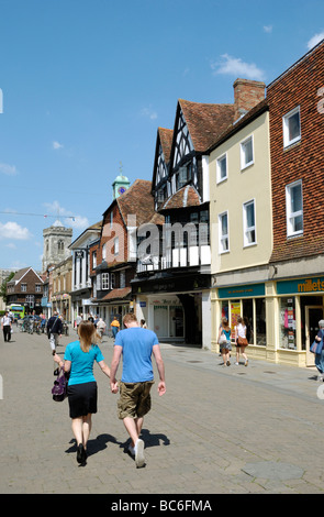 High Street Salisbury Wiltshire, Angleterre Banque D'Images