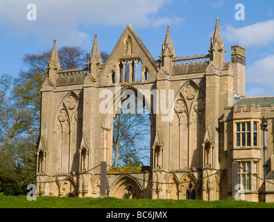 L'Ouest avant de Newstead Abbey dans le Nottinghamshire, Angleterre, Royaume-Uni Banque D'Images