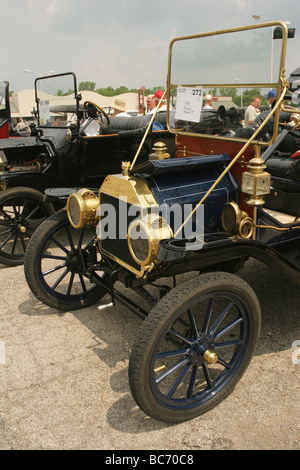 1911 Auto Ford Modèle T Car Show à Hamilton dans l'Ohio Remarque sur la vitre avant Banque D'Images