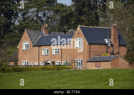 Maison en briques dans la campagne Banque D'Images