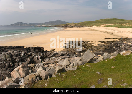 Seilebost Beach Harris Western Isles Ecosse Banque D'Images