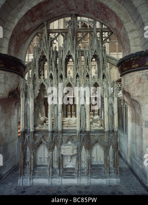 La cathédrale de Gloucester tombe de Edward II Banque D'Images