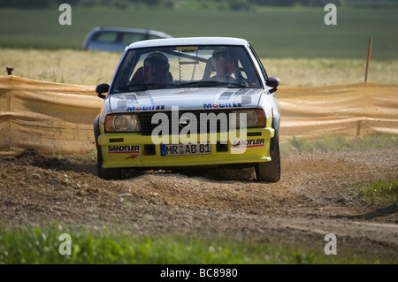 Opel Ascona à l'AvD Rallye Bade-wurtemberg 2009 - course de voitures historiques Banque D'Images