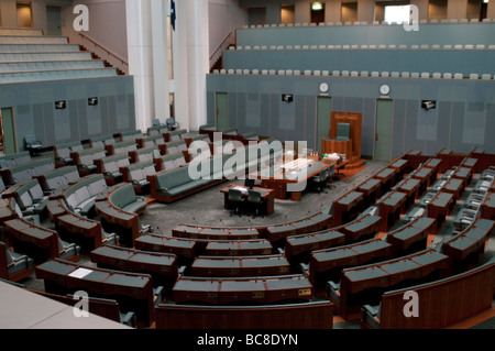 Nouvelle Maison du Parlement, Chambre des Représentants, Canberra, ACT, Australie Banque D'Images