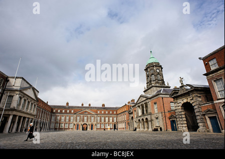 La tour de Bedford dans la haute cour de la République d'Irlande Dublin Castle Banque D'Images