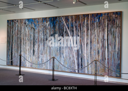 Arthur Boyd toile Untitled dans le nouveau Parlement, Canberra, ACT En Australie Banque D'Images