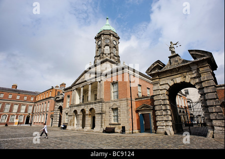 La tour de Bedford dans la haute cour de la République d'Irlande Dublin Castle Banque D'Images