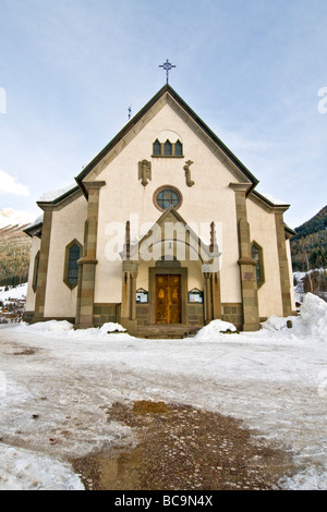 Église St Volfango Trento Moena Italie Banque D'Images