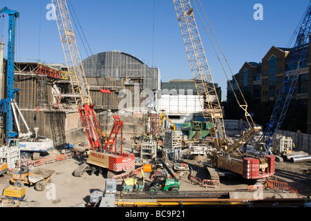 Le gratte-ciel Shard London Bridge en construction Banque D'Images