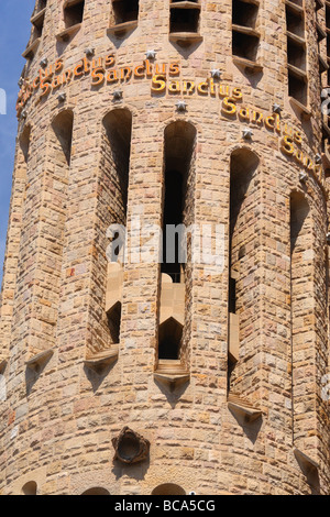 Sagrada Familia de Gaudi Barcelona Catalunya Espagne Banque D'Images