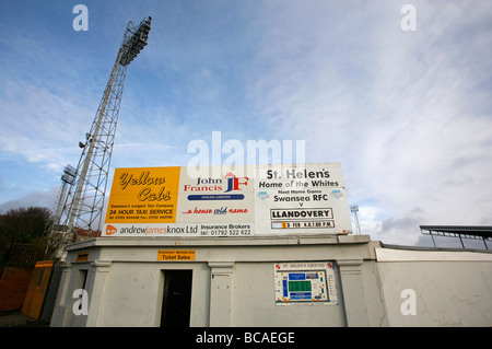 St Helen s Rugby et Cricket Ground Swansea au Pays de Galles Banque D'Images