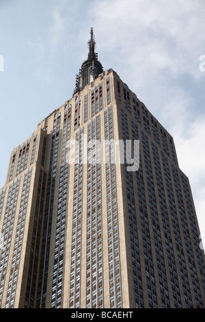 L'Empire State Building, de la fin de l'après-midi Banque D'Images