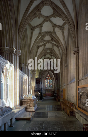 Wells Cathedral : sud quire (choeur) est allée à la Banque D'Images