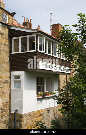 La vieille boulangerie Tea Rooms, 'Robin Hood's Bay', Yorkshire, Angleterre, Royaume-Uni. Banque D'Images