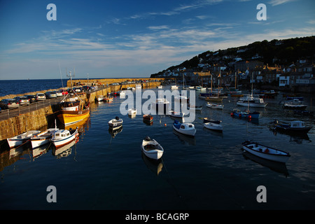 Port Mousehole Mousehole, Cornwall, England, UK, Banque D'Images