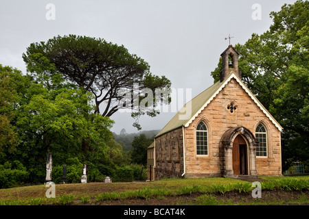 L'église historique à kurrajong dans les montagnes bleues de NSW Australie Banque D'Images