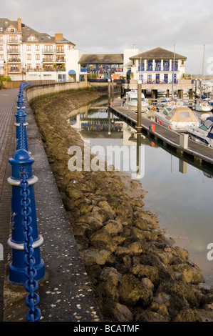 Vue sur la baie du port de yacht à Malahide, Dublin, Irlande Banque D'Images