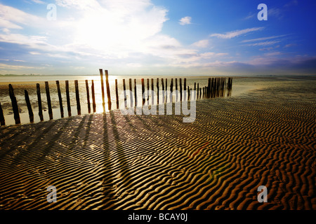 West Wittering beach dans le West Sussex, Royaume-Uni. Banque D'Images