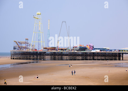 La jetée sud de Blackpool, Lancashire Banque D'Images