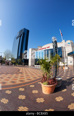 Symphony Hall CPI Hyatt Hotel Broad Street Birmingham England UK Royaume-Uni GB Grande-bretagne Îles britanniques Europe EU Banque D'Images