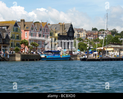 Depuis le ferry Dartmouth Devon,.. Banque D'Images