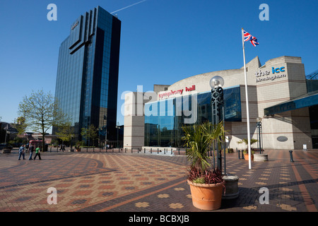 Symphony Hall CPI Hyatt Hotel Broad Street Birmingham England UK Royaume-Uni GB Grande-bretagne Îles britanniques Europe EU Banque D'Images