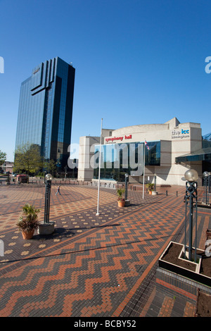 Symphony Hall CPI Hyatt Hotel Broad Street Birmingham England UK Royaume-Uni GB Grande-bretagne Îles britanniques Europe EU Banque D'Images