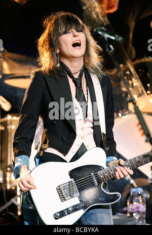 CHRISSIE HYNDE des Pretenders à l'Wiltern Theatre, Los Angeles, le 10 mars 2009 Banque D'Images