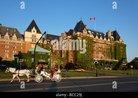 Hôtel Empress Victoria Transport Canada Amérique du Nord de l'île de Vancouver Banque D'Images