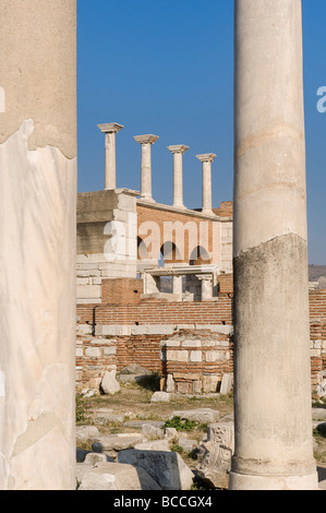 Basilique de Saint John Selçuk Ephèse Turquie Banque D'Images