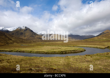 Glen Shiel, près de Cluanie Inn, Highlands, Scotland Banque D'Images