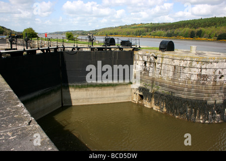 Blocage de Victoria, par la Newry Canal, Irlande Banque D'Images
