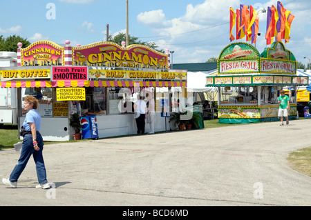 La foire du comté de Monroe, au Michigan Banque D'Images