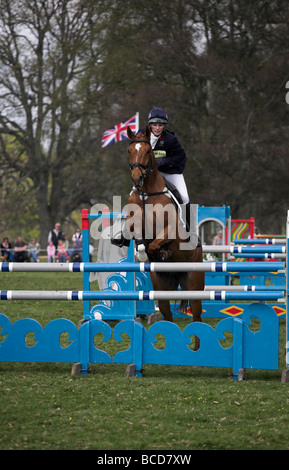 Zara Phillips Powderham Castle concours complet 2009 Jour 2 Banque D'Images