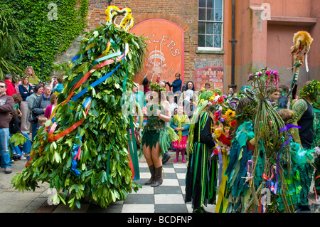 Jack in the Green Hastings Banque D'Images