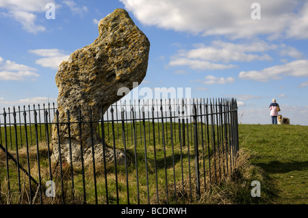 Le roi Pierre - Rollright Stones Banque D'Images