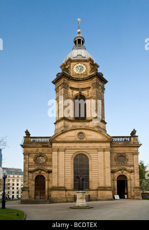 Statue de Charles Gore, premier évêque de l'extérieur de Birmingham Birmingham Cathédrale, Birmingham, Angleterre, RU Banque D'Images