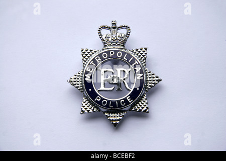 Badge de la Police métropolitaine de Londres Banque D'Images