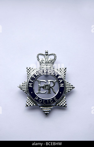 Badge de la Police métropolitaine de Londres Banque D'Images