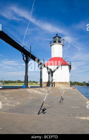 Temps de pêche Phare St Joseph Banque D'Images