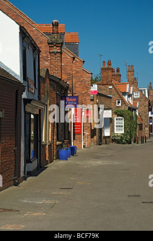 Street view en centre ville Walkergate Beverley East Yorkshire England UK Royaume-Uni GB Grande Bretagne Banque D'Images