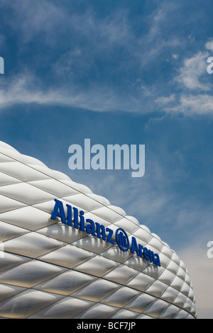 Allemagne, Bayern/Bavière, Munich, le stade de football Allianz Arena Banque D'Images