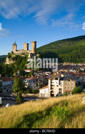 Château de Foix, Foix, Ariège, Midi-Pyrénées, France Banque D'Images